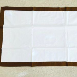 RH Restoration Hardware ITALIAN 1x Bold Border King Sham 24x38" 100% Cotton Bed